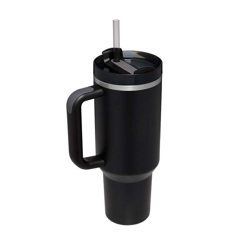 40 Oz Tumbler With Handle - Insulated Stainless Steel Mug